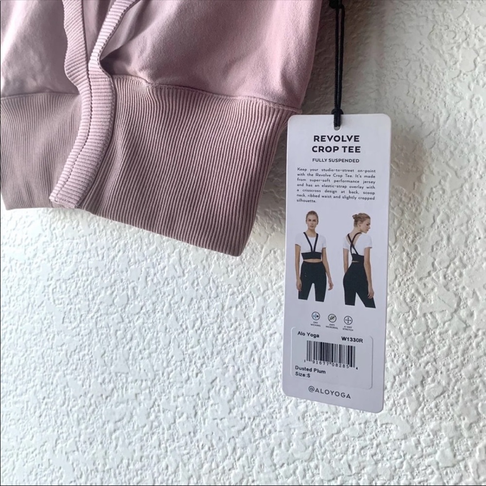 NWT Alo Revolve Crop Tee - Picture 6 of 6